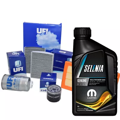 KIT TAGLIANDO FILTRI + OLIO SELENIA K LANCIA YPSILON 1.2 BENZINA