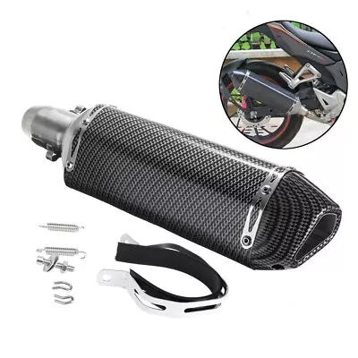 Universale Moto Terminali di Scarico 36-51mm Tubo Silenziatore