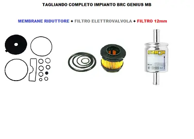 Kit revisione Filtro Gpl Per Impianto BRC Completo Di Guarnizioni