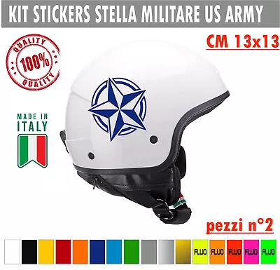 Adesivi per casco moto motorino Helmet universale STELLA Strisce Design  C0062