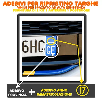 2A Corse adesivo targa di immatricolazione di auto adesivi dipartimento  Corsica